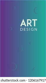 Abstract background design. Colorful halftone gradients. Future geometric patterns. Colorful gradients minimalist vector. Soft purple blue gradients. Elegant modern cover design. Dynamic art vector.