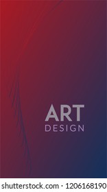 Abstract background design. Colorful halftone gradients. Future geometric patterns. Colorful gradients minimalist vector. Soft gradients. Elegant modern cover design. Dynamic art vector.