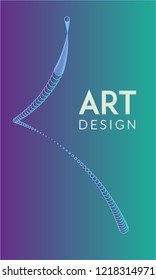 Abstract background design. Colorful halftone gradients. Future geometric patterns. Colorful gradients minimalist vector. Soft purple blue gradients. Elegant modern cover design. Dynamic art vector.