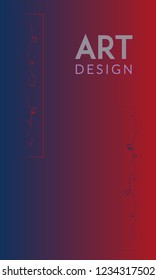 Abstract background design. Colorful halftone gradients. Future geometric patterns. Colorful gradients minimalist vector. Soft gradients. Elegant modern cover design. Dynamic art vector.