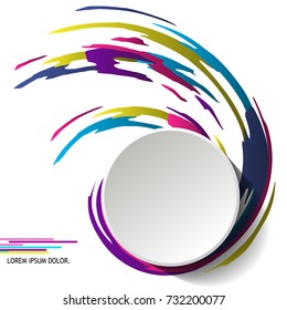 Abstract background design. Colorful illustration.