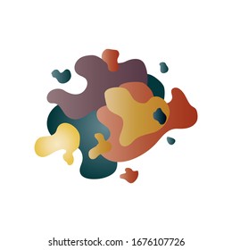 Abstract background design in colorful modish style