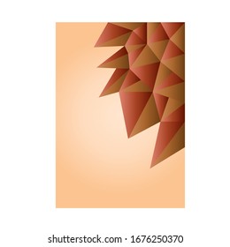 Diseño de fondo abstracto en estilo mestizo colorido