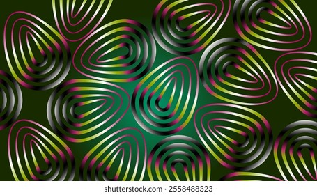 abstract background design with colorful oval shapes, colorful abstract patterns for social media needs, banners, gift wrap, wall decorations and others