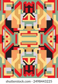 Abstract background design. Colorful abstract background. The abstract background pattern produces a unique and interesting work.