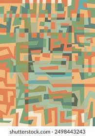Abstract background design. Colorful abstract background. The abstract background pattern produces a unique and interesting work.