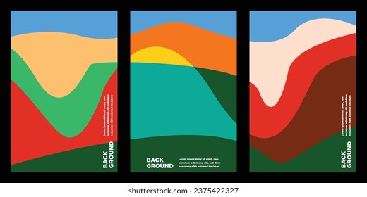 Abstract Background Design, Colorful Vector