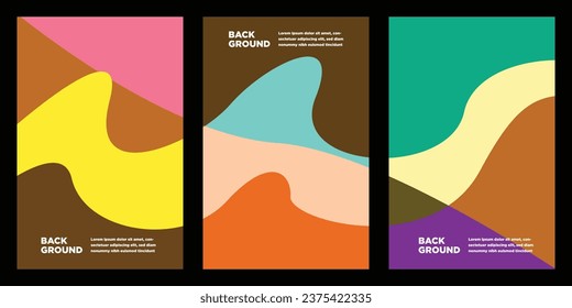 Abstraktes Hintergrunddesign, bunter Vektorgrafik