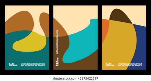 Diseño de fondo abstracto, vector colorido
