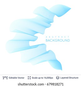 Abstract background design. Colorful waves on light backdrop. Vector illustration.
