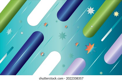 diseño de fondo abstracto en fondo colorido y rectángulo con ángulos obtusos
