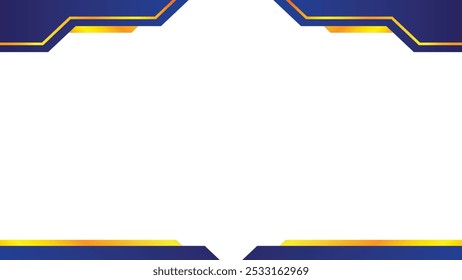 Abstract background design with a combination of gold and blue so it looks elegant, modern background