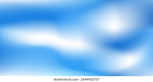 Abstract background design combination of soft and bright sky blue and white.  