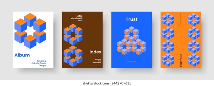 Abstract Background Design. Creative Business Presentation Template. Geometric Brochure Layout. Report. Poster. Banner. Flyer. Book Cover. Notebook. Newsletter. Pamphlet. Portfolio. Handbill