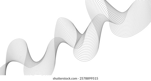 abstract background design with curve blend lines. Line art background. Wave with lines created using blend tool. Vector illustration. twisted curve line. wave, colorful curves wallpaper. arts