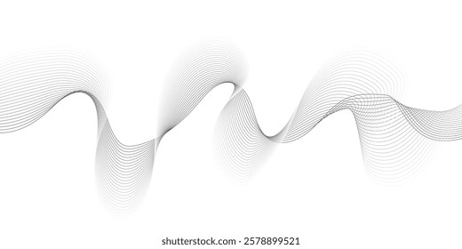 abstract background design with curve blend lines. Line art background. Wave with lines created using blend tool. Vector illustration. twisted curve line. wave, colorful curves wallpaper. arts