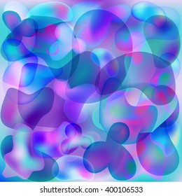 Abstract background design. Curves. Pink, blue and purple