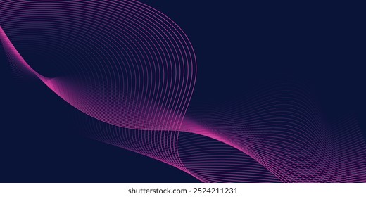 Diseño de fondo Abstractas con patrón de línea diagonal azul y rosa o púrpura. Vector Formato Horizontal para el lujo digital 