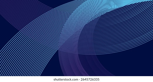 Abstract background design with diagonal blue and pink or purple line pattern. Vector horizontal format for digital luxury business banner, contemporary cover, luxury premium.
