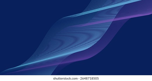 Abstract background design with diagonal blue and pink or purple line pattern. horizontal format for digital   cocept simple