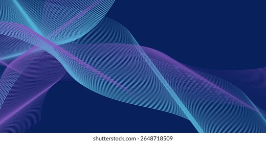 Abstract background design with diagonal blue and pink or purple line pattern. horizontal format for digital   cocept simple modern