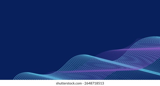 Abstract background design with diagonal blue and pink or purple line pattern. horizontal format for digital   cocept simple modern art good natural nice