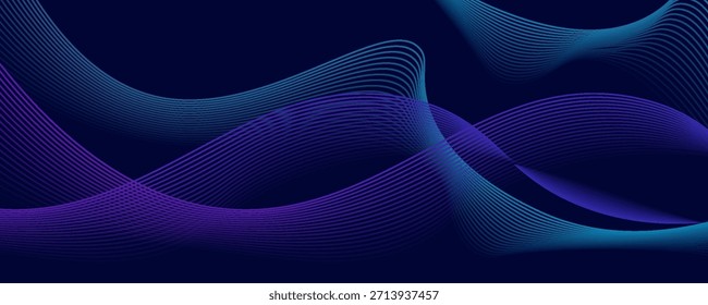 Diseño de fondo Abstractas con patrón de línea diagonal azul y rosa o púrpura. Formato Horizontal de Vector para Anuncio de negocios de lujo digital, portada contemporánea, premium de lujo.