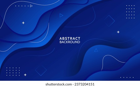 Abstract background design with diagonal dark blue line pattern. Vector horizontal template for digital lux business banner, contemporary formal invitation, luxury voucher, prestigious gift certificat