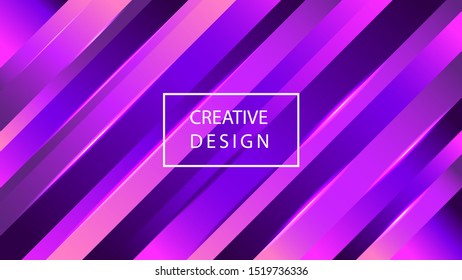 Abstract background design, with diagonal gradient shape composition and light ultraviolet color. EPS 10 Vector