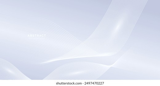 Abstract background design with dynamic waves effect concept of digital futuristic technology vector illustrations. vector soft blue background.