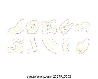 Abstract Background Design Element Set 