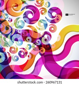 abstract  background with design elements. vector