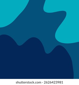 Abstract background design featuring dynamic swirl shapes in dark blue and bright white. Energetic, contrasting