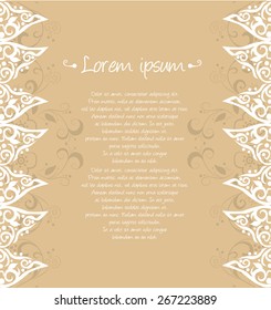 abstract background design with flowers