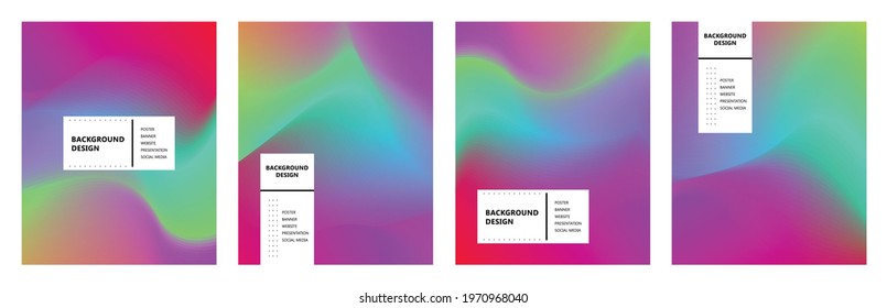 abstract background design with a flowing green color