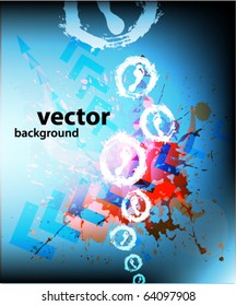 Abstract background for design, footprints