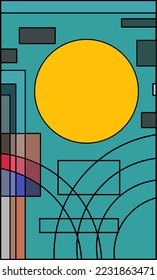 DISEÑO DE FONDO ABSTRACTO, DISEÑO DE PAPEL DE COLOR ABSTRACTO