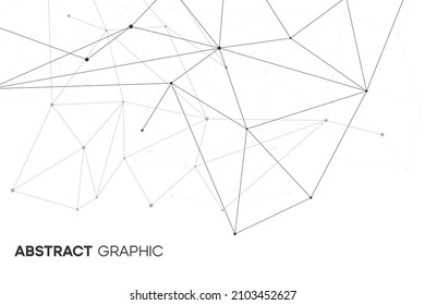 Abstract Background Design. Geometric Cybernetic Pattern. Complex Medical Science Graphic Illustration