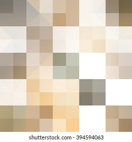 Abstract Background Design With Geometric Pattern - Pastel Colored Square Mosaics
