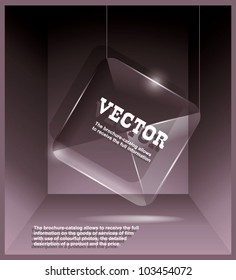 Abstract background for design with glass