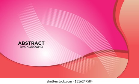 Abstract background design. gradient with geometric lines and light effect. Motion minimal concept. Vector illustration. - Vector