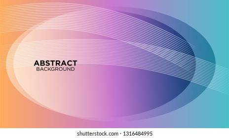 Abstract background design. gradient with geometric lines and light effect. Motion minimal concept. Vector illustration. - Vector