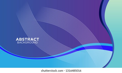 Abstract background design. gradient with geometric lines and light effect. Motion minimal concept. Vector illustration. - Vector