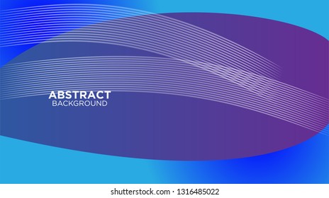 Abstract background design. gradient with geometric lines and light effect. Motion minimal concept. Vector illustration. - Vector