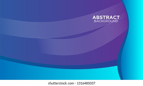 Abstract background design. gradient with geometric lines and light effect. Motion minimal concept. Vector illustration. - Vector