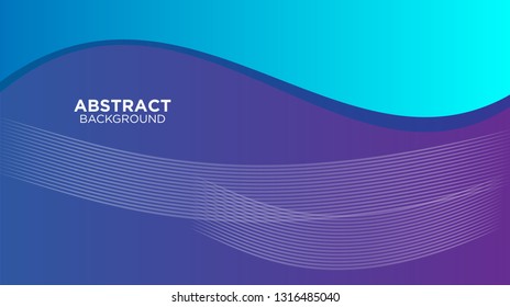 Abstract background design. gradient with geometric lines and light effect. Motion minimal concept. Vector illustration. - Vector