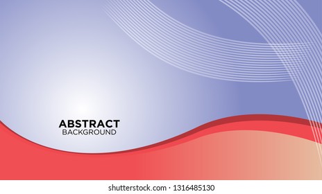 Abstract background design. gradient with geometric lines and light effect. Motion minimal concept. Vector illustration. - Vector