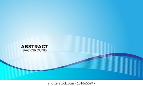 Abstract background design. gradient with geometric lines and light effect. Motion minimal concept. Vector illustration. - Vector