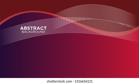 Abstract background design. gradient with geometric lines and light effect. Motion minimal concept. Vector illustration. - Vector