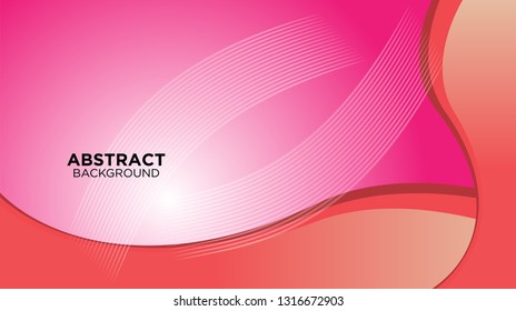 Abstract background design. gradient with geometric lines and light effect. Motion minimal concept. Vector illustration. - Vector